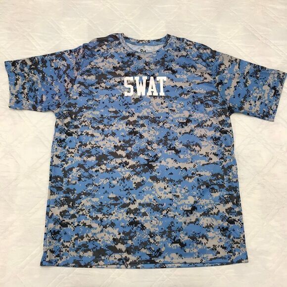 Badger SWAT Pelagic Camo‎ shirt 2XL - Picture 1 of 3